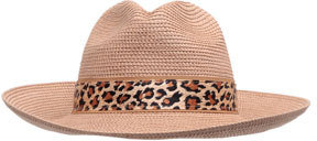 Bondi Beach Bag Co Leopard Trim Fedora