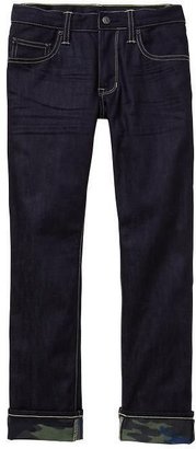 Gap Nwt Kid's Straight Neon Camo Indigo Wash Jeans (10 Regular) Straight
