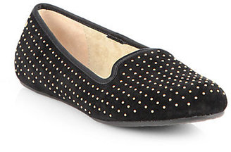 UGG Alloway Studded Suede Smoking Slippers