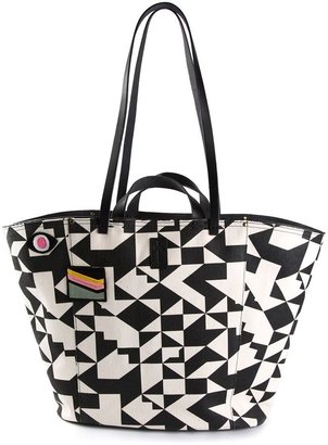 Jerome Dreyfuss 'Norbert' printed canvas tote