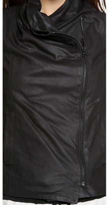 Vince Scuba Leather Jacket