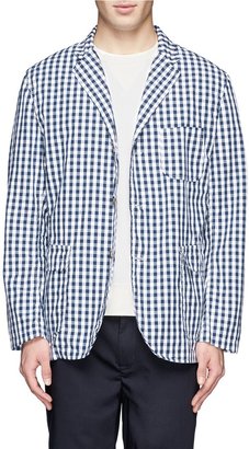 Beams Checker cotton blazer