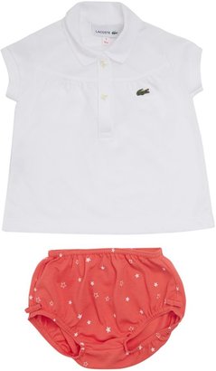 Lacoste Baby polo shirt and croc gift case