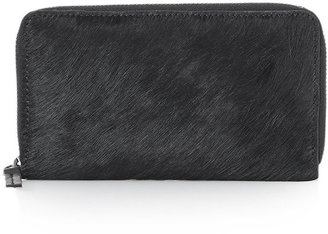 Topshop Faux ponyhair leather wallet