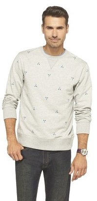 Merona Men's Grey Print Sweatshirt