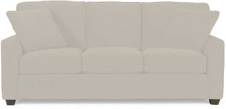 Asstd National Brand Fabric Possibilities Sharkfin-Arm Queen Sleeper Sofa