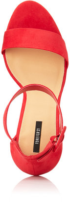 Forever 21 Classic Ankle-Strap Sandals
