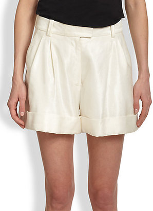 3.1 Phillip Lim Coated Tailored Shorts