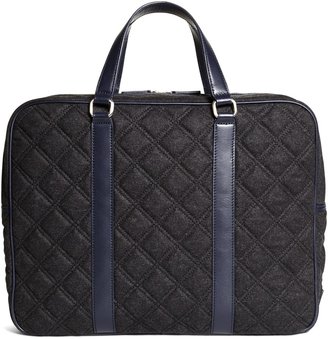 Brooks Brothers Quilted Briefcase