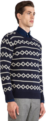 Gant Diamond Jacquard Sweater