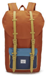 Herschel Classic Little America Backpack - Carrot/Navy/Cadet Blue