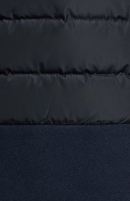 Mackage 'Leita' Mixed Media Asymmetrical Zip Coat