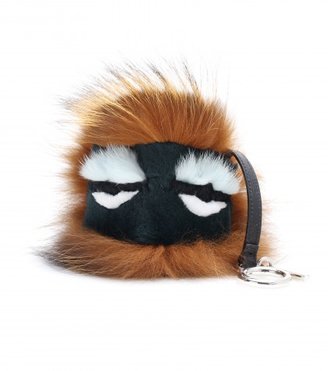 Fendi Bag Bugs Charm With Fox, Mink And Rabbit Fur