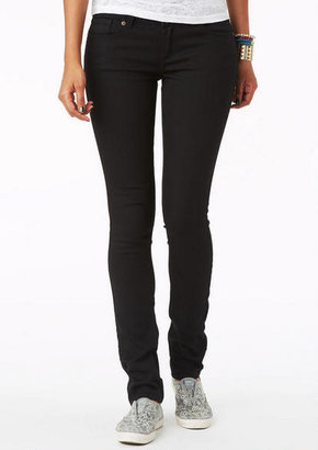 Delia's Jayden Mid-Rise Skinny Jeans in Black