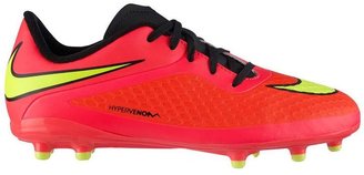 Nike Junior Hypervenom Phelon Firm Ground Football Boots