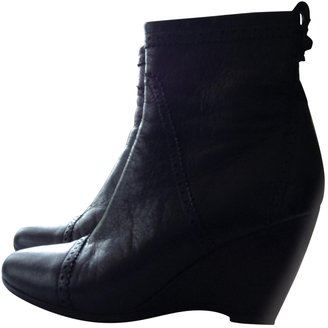 Balenciaga Black Leather Boots