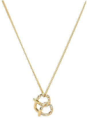 Marc by Marc Jacobs Lost & Found Salty Pretzel Necklace