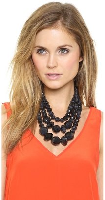 Kate Spade Give It A Swirl Triple Strand Statement Necklace