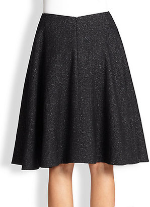 J.W.Anderson Speckled Wool A-Line Skirt