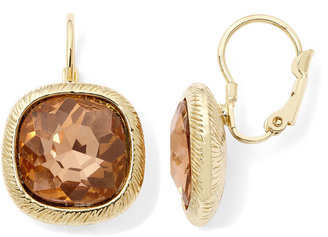 JCPenney MONET JEWELRY Monet Peach Gold-Tone Earrings