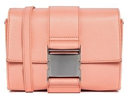 ASOS Cross Body Bag With Large Buckle Detail - Pink