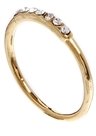 ASOS Limited Edition Fine Crystal Pinky Ring - crystal