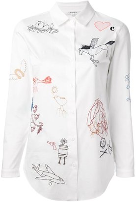 Carven embroidered shirt