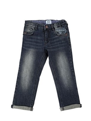 Armani Junior Stretch Cotton Denim Jeans