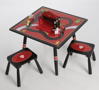 Levels of Discovery Firefighter Child's Table and 2 Stool Set