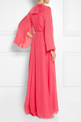 Valentino Silk-chiffon gown