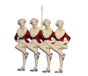 Kurt Adler Rockette Showgirls Ornament, 6