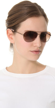Marc by Marc Jacobs Metal Aviator Sunglasses