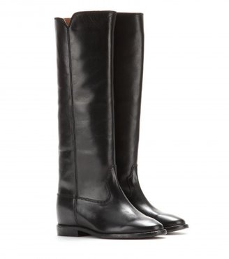 Isabel Marant étoile Chess High Concealed-wedge Leather Boots