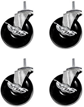Seville Classics Work Table Casters Wheels, Set of 4