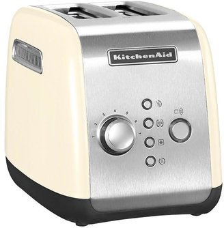 KitchenAid 5KMT221BAC 2 Slot Toaster - Cream