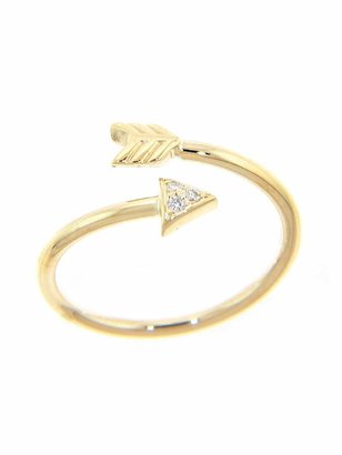 Campise Diamond Arrow Twist Ring