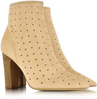 See by Chloe Perforated Star Sued Bootie