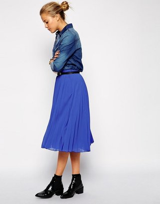 ASOS Pleated Midi Skirt