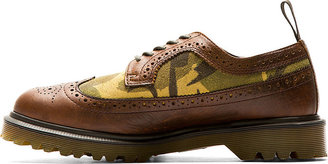 Dr. Martens Brown Leather & Suede 3989 Brogues
