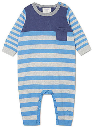 Bonnie Baby Striped playsuit 0-12 months