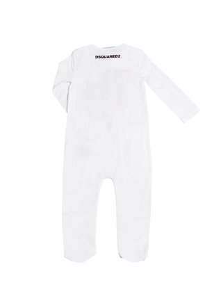DSquared 1090 Set Of 3 Cotton Jersey Rompers