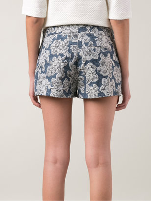Thakoon Brocade Floral Shorts