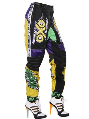 Jeremy Scott Adidas By Modal Twill Jersey And Mesh Trousers