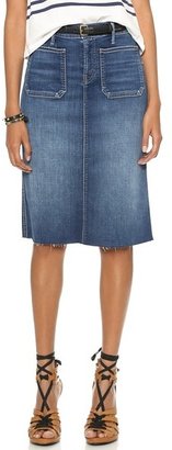 Mother High Waisted Patchie Skirt