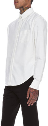 Band Of Outsiders Long Sleeve Cotton Button Down