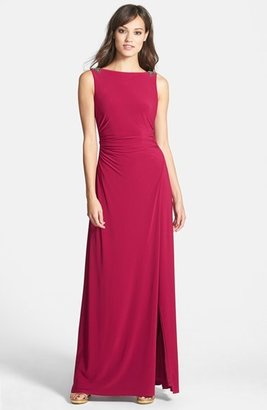 Laundry by Shelli Segal Matte Jersey Gown