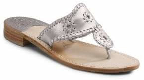 Jack Rogers Hamptons Metallic Thong Sandals