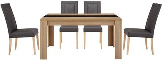 Joanna Table and 4 New Opus Chairs