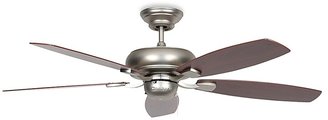 Concord Fans Roosevelt 52" Ceiling Fan In Satin Nickel With Silver Oak/rosewood Blades