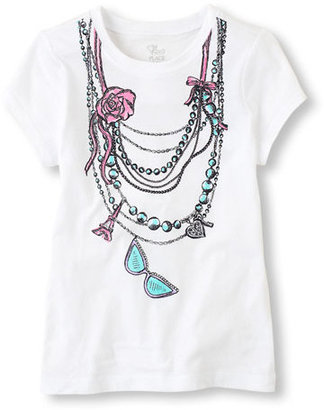 Children's Place Necklace graphic tee